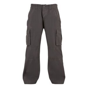 Build Your Brand Mens Classic Cargo Pants / Charcoal
